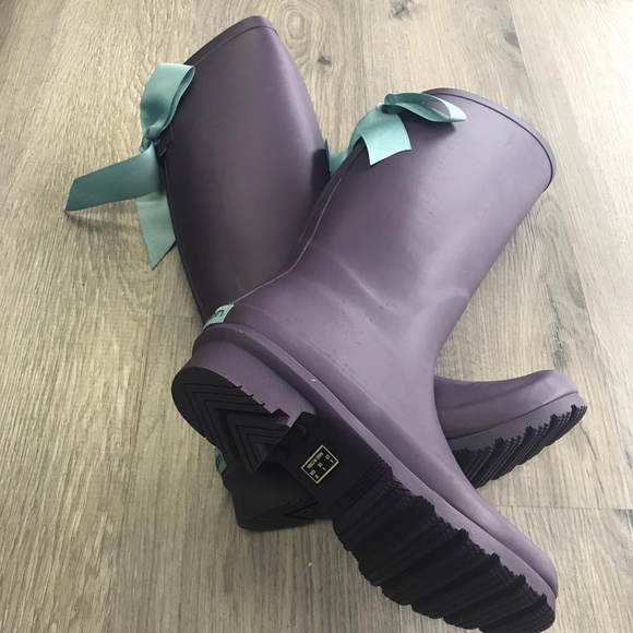 Lemon Shoes Berry Lemon Winter Boots Ribbon Tall Rain Boot Poshmark